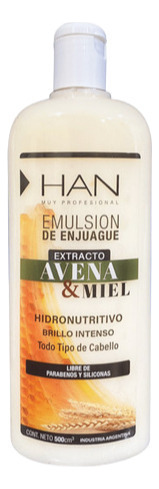 ACONDICIONADOR AVENA Y MIEL 500ML HAN