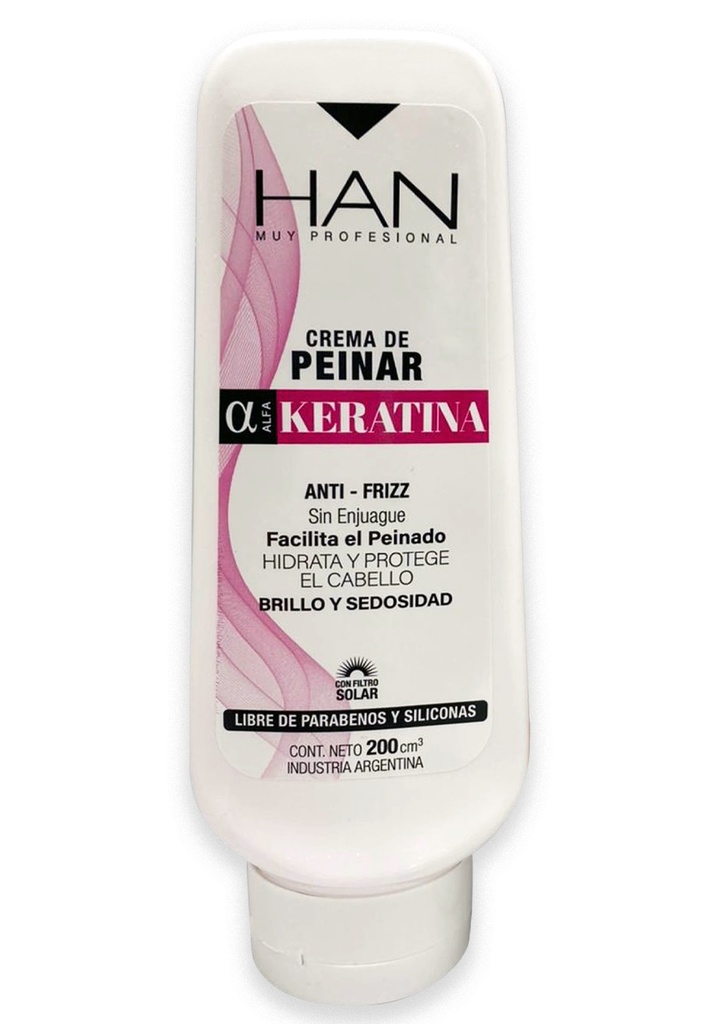 CREMA DE PEINAR KERATINA ALFA 200ML HAN