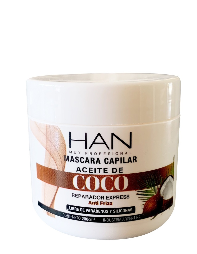 MASCARA ACEITE DE COCO 200GR HAN