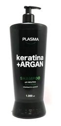 SHAMPOO NEUTRO KERATINA+ARGAN ANTIFRIZZ 1000ML PLASMA